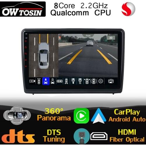 Qualcomm CPU Android For Ford Ecosport 2017-2021 Car Multimedia CarPlay HDMI HIFI 4G LTE DTS Head Unit 360 Panoramic Stereo DSP