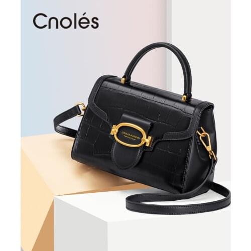 Luxury Lady Crocodile Bag New Elegant Genuine Leather Small Purse Women Handbag with Long Adjustable Shoulder Strap