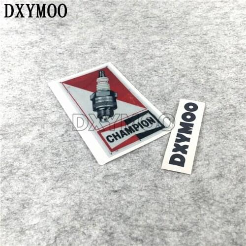CHAMPION PISTION D1 Car Stickers Funny Motorcycle Helmet Phone Vinyl Decal Bumpers 12x6cm