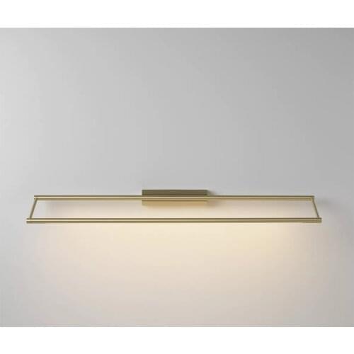 Light luxury living room wall lamp simple background wall decoration mirror front lamp hotel designer creative wall lamp