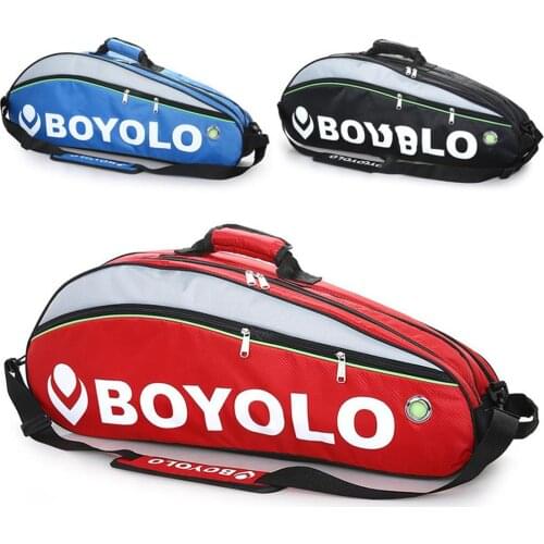 Universal Badminton Racquet Storage Bag Badminton Squash Backpack Case For 3-6 Racquets Sports Equipment Accessories Bag