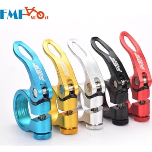 FMF Bike Seatposts Clamps Mountain Road MTB Bicycle Light Weight Seat Tube Clamp Aluminium Alloy 5 Color Quick Release Clamps