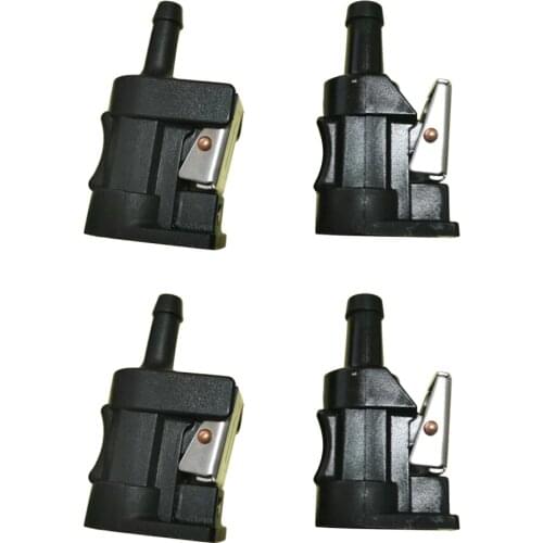 4x Genuine for Yamaha Outboard Fuel Connector -8mm Engine End (6E5-24305-06)