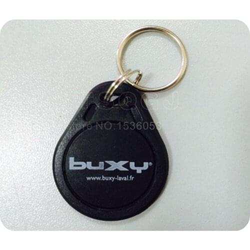 4200pcs and 200pcs Card ISO14443A 7byte 13.56mhz Silk-Screen RFID IC 1K Key Ring Tags Keyfobs Token NFC Keychains