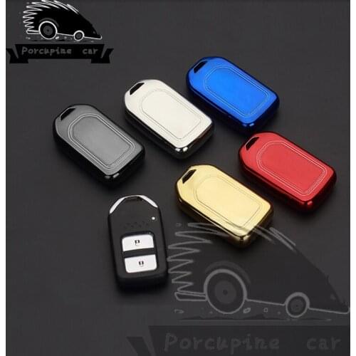 2 3 4 button car key case cover for honda accord 9 crider city 2015 2016 Vezel Spirior Odyssey Civic Jazz HRV CRV Fit Freed Jade
