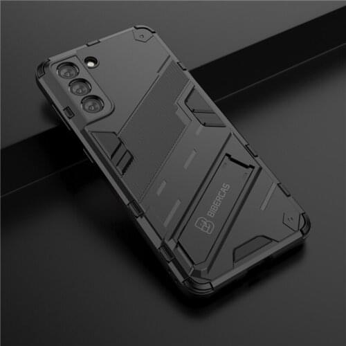 For Samsung Galaxy S21 Case S21 Plus Ultra Cover Shockproof TPU Bumper Table Stand Armor Hard PC Phone Case For Samsung S21 Plus