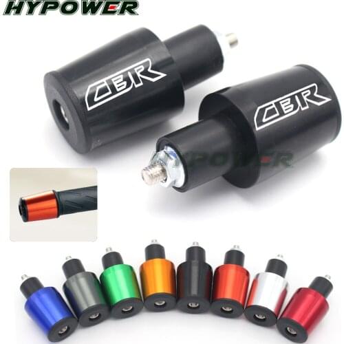 CNC Motorcycle 7/8'' 22MM Handlebar Grips Handle Bar Cap End Plugs For HONDA CBR650F/CBR500R/CBR600F/CBR600F4I/CBR250R/CBR300R
