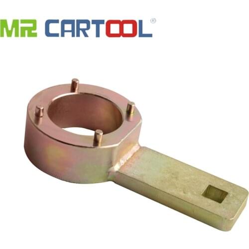 MR CARTOOL T10355 Crankshaft Pulley Holding Wrench For Vibration Damper Tool for Audi VW 1.8 2.0 Engine Timing Tool