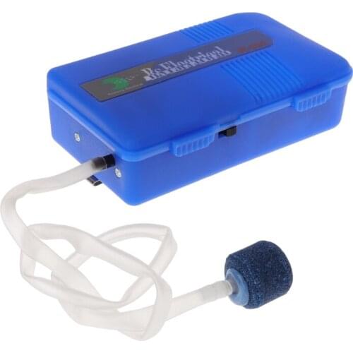 Aquarium Oxygen Air Pump Fish Tank R-101 Single Output Battery Portable Aerator