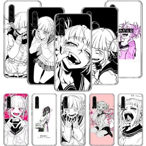 Anime Himiko Toga Boku cute Case for Huawei P20 P30 P40 P Smart Z + P10 Mate 30 10 20 Lite Pro Silicone Shell Phone Coque Cover