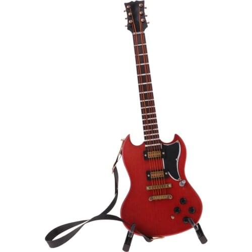 6th Guitar Model for Action Figure Doll House Decoration Accessories Toy #4