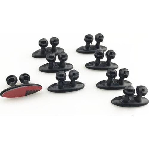 8pcs Car Wire Clip Stickers for Mitsubishi ASX/Outlander/Lancer Evolution/Pajero/Eclipse/Grandis