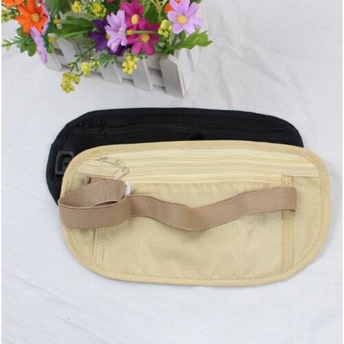 Invisible Travel Waist Packs Pouch for Passport Money Belt Bag Hidden Security Wallet Gift Travel Bag Chest Pack Money Waist Bag