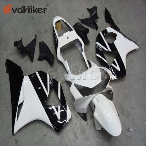 ABS Plastic motorcycle fairing for CBR954RR 2002 2003 white black CBR 954 RR 02 03 5Gifts