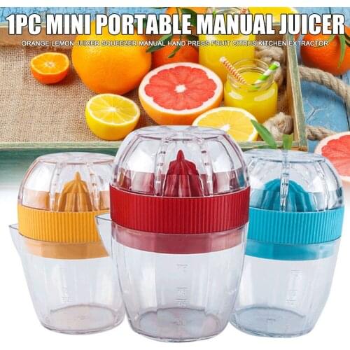 Orange Lemon Juicer Squeezer Manual Hand Press Fruit Citrus Kitchen Extractor Plastic can CSV