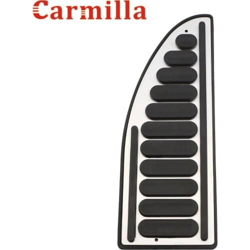Carmilla Foot Rest Pedals Plate Cover Car Pedal Pads for Ford Focus 2 3 4 MK2 MK3 MK4 Fiesta Mondeo Escape S-Max C-Max FootRest