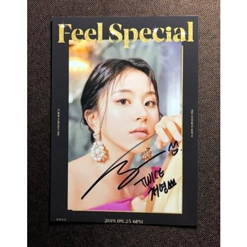 Hand signed TWICE Son Chae Youn autographed photo FEEL SPECIAL 5*7 092019N2