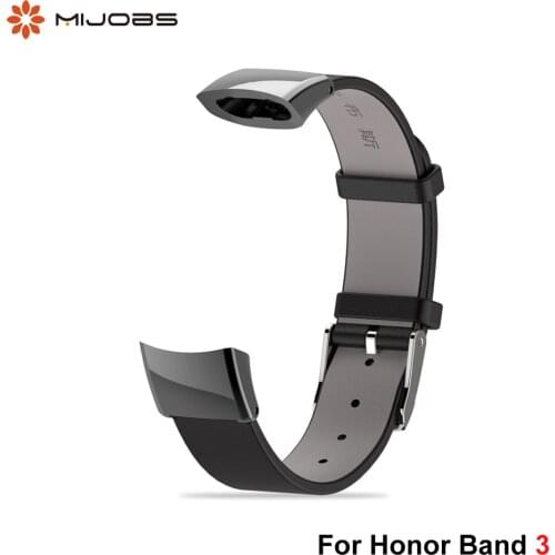 Strap Honor Band 3 Genuine Leather Luxury Soft Breathable Bracelet Strap For Huawei Honor Band 3 Replacement Wristband