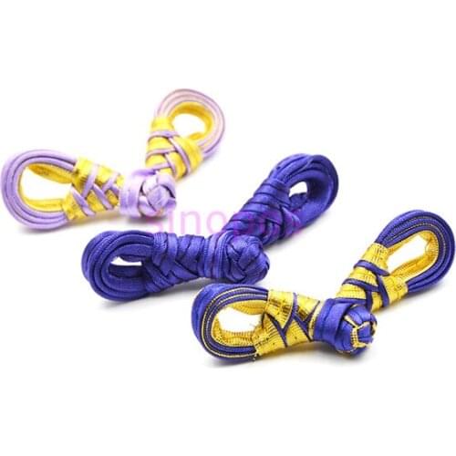 Hand woven plate button decor for Chinese dress Cheongsam Childrens Cloths, DIY gift bag scrapbooking sewing buttons, SP01