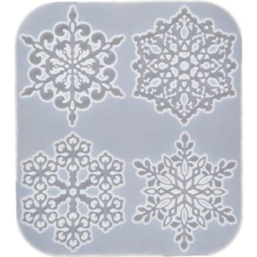 Super Pretty Snowflake Coaster Silicone Mold Make Your Own Lace Snowflake Coaster Coaster Mold Home Decoration Craft Resin Art