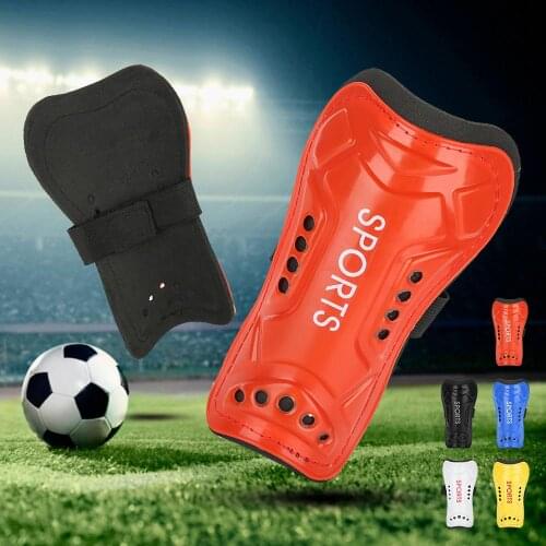 1 Pair Child Kid Soccer Football Shin Pads Training Leg Guards Sport Safety Protector Adjustable Strap Knee Cover Sports Injury