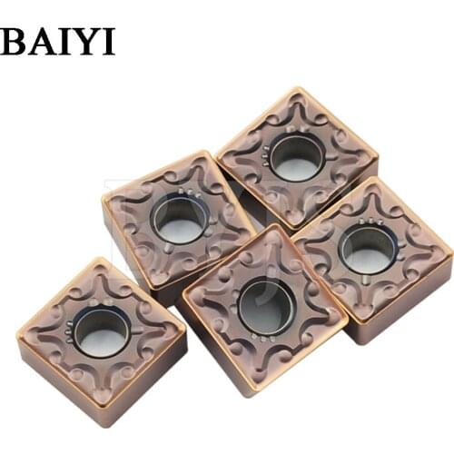 10pcs SNMG120408 MA/MS LF6018 Carbide Lathe Cutting Blades CNC Metal Inserts for Cutting Tools for Machining Stainless Steel