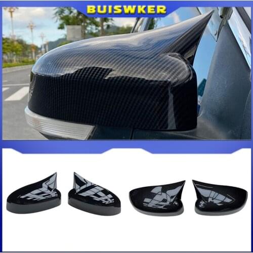 2pcs/Set Car Door Side Mirror Cover Replacement Parts For Ford Focus