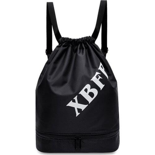 5pcs Unisex solid color Drawstring Bag Beach Bag Outdoor fitness Sport Bag convenient waterproof Drawstring Travel Bag backpack