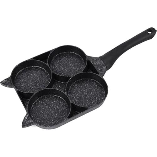 8Inch Mini Egg Frying Pan 4-Cup Egg Cooker Pan with Handle Non-Stick Pan,for Cakes Pancake Toast Egg Burger Ham
