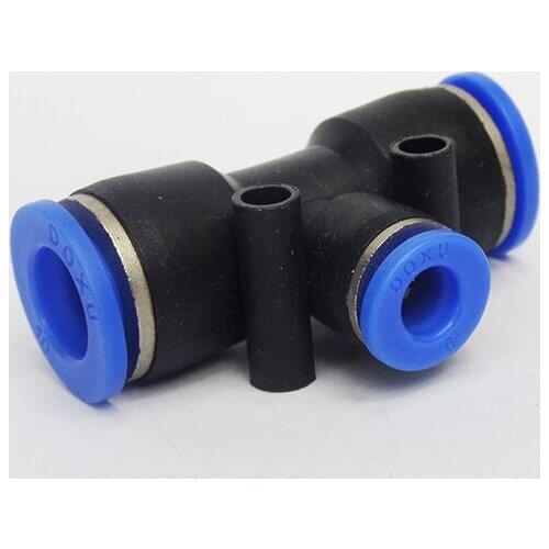 Free shipping 30pcs PEG 12MM - 8MM Pneumatic Unequal Union Tee Quick Fitting Connector Reducing Coupler PEG12-8
