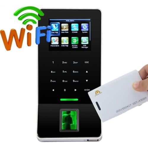 Biometric Access Contol With WIFI Free Software Fingerprint Time Attendance F22 Touch Screen Door Access Controller