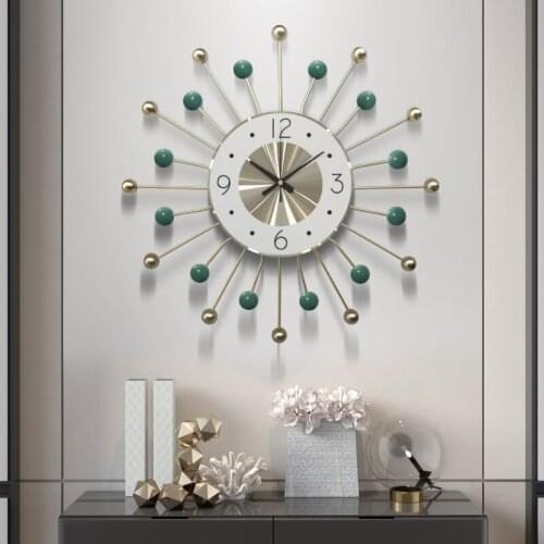 Wall Digital Clock Living Room Decoration Metal Home Decor Bedroom Study Office Corridor Digital Wall Clock Modern Design