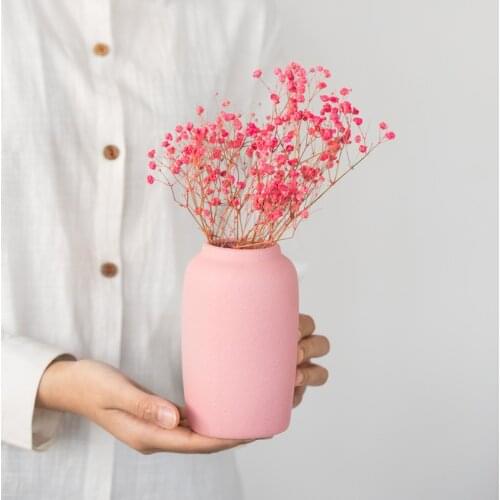 Color Vase Colorful Small Vases Room Decoration Ceramic Vase Home Decorations Vase Decoration Modern Desktop Vase Living Room