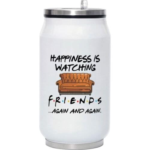 Friends Tv Shows Travel Water Bottle 300ML Eco-Friendly Stainless Steel Coffee Vacuum Flask Portable Mug
