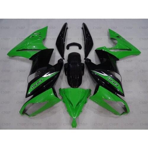 ER-6F 2009 - 2011 Fairing EX 650 08 07 Plastic Fairings ER-6F 08 07 Green Black Fairings