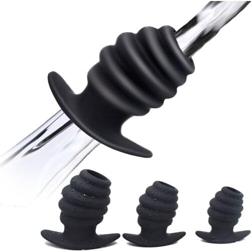 Erotic Intimate Goods Enema Anal Dilator Hollow Anal Plug Douche Anal Extender Sex Toys for Gay Butt Plug Anal Vagina Expansion