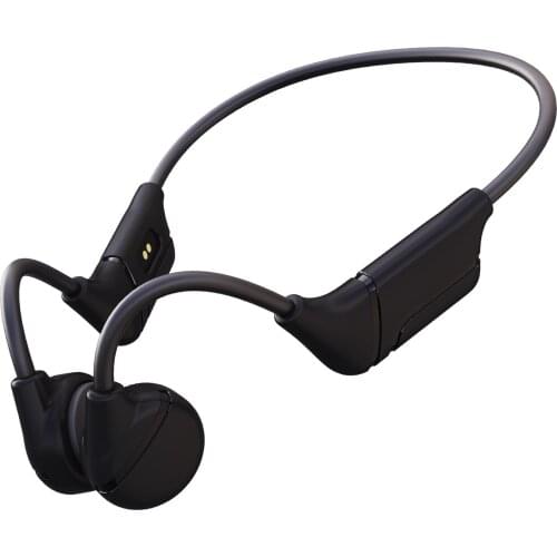 Bone Conduction Headset Open-Ear IP55 Waterproof 5.0 Bluetooth Wireless Earphone with Microphone Long Standby Sports Running