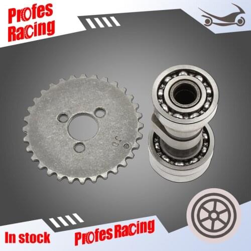 Motorcycle Cylinder Head Kits Camshaft With Timing Gear For Lifan 140cc Off-road Dirt Pit Bike Engine Parts Accessories