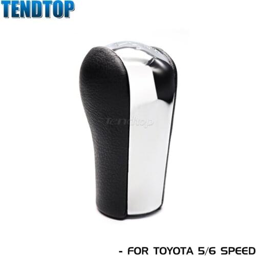 5 / 6 Speed Gear Shift Knob Lever Stick Leather For Toyota Corolla /RAV4 /Verso /Avensis /Yaris/Vitz