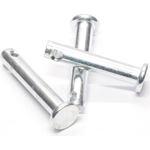 M6 pins axis Type T flat head with holes pin cylindrical positioning dowels galvanized Insert dowel GB882 16mm-60mm length