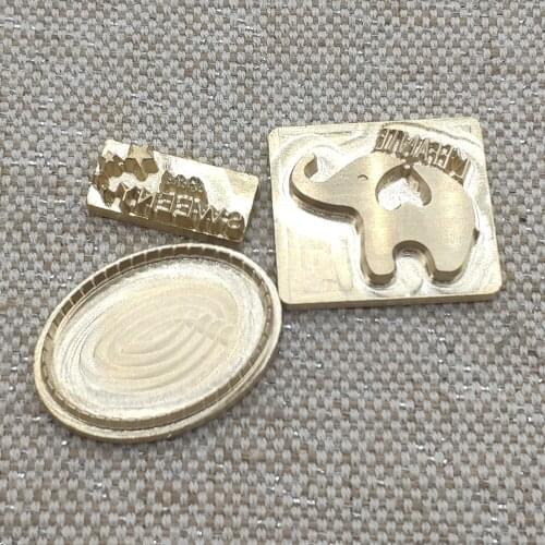 Custom Heat Press Logo Copper Mold For Leather Hot Foiled Copper Mold For Wooden Leather Stamps Letters Customized Impact Stamps