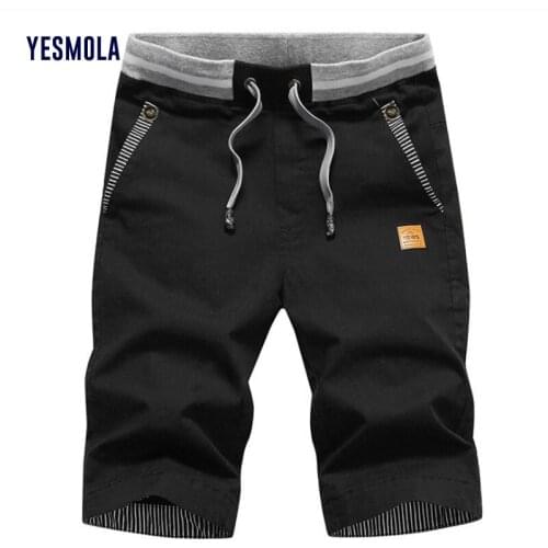 YESMOLA Mens Shorts Summer Fashion Casual Fashion Style Boardshort Bermuda Male Drawstring Elastic Waist Breeches Beach Shorts