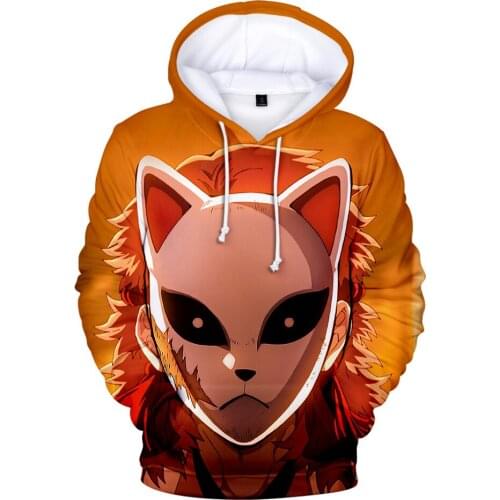 New Creative Demon Slayer Kimetsu no Yaiba 3D Hoodie Men/women sweatshirt Spring Autumn Winter Casual Clothes Boys/girls Tops
