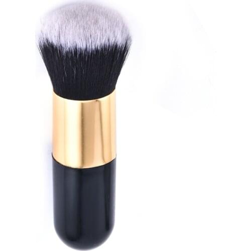 Professional Foundation Brush Black Gold Makeup Brush Powder Face Brush Cosmetics Essential Beauty Tools For Women