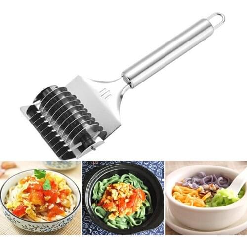 Stainless Steel Manual Spaghett Cutter Pasta Machine DIY Dough Noodles Maker Ginger Garlic Roll Crusher Kitchen Cooking Gadgets