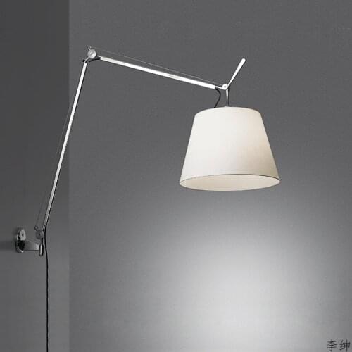 Modern Rocker Arm Fishing Wall Lamp Nordic Bedroom Lighting Mirror Light Home Decor Led Wall Light Luminaria Bathroom Fixtures