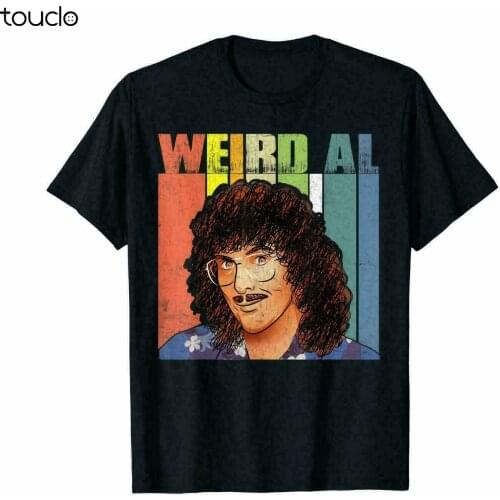 Weird Al Yankovic Perform This Way Comedian Retro Black T-Shirt S-5Xl Black Mens Tshirt