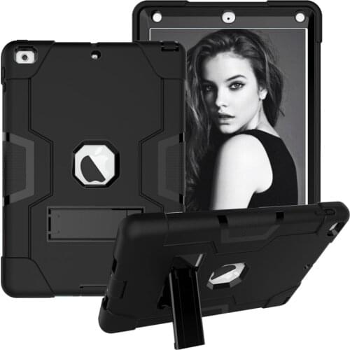 Heavy Duty Shockproof Case for iPad 10.2 2019 2018 2017 9.7 Air 4 10.9 Pro 10.5 11 2020 Mini 1 2 3 7th 8th Generation Kids Cover