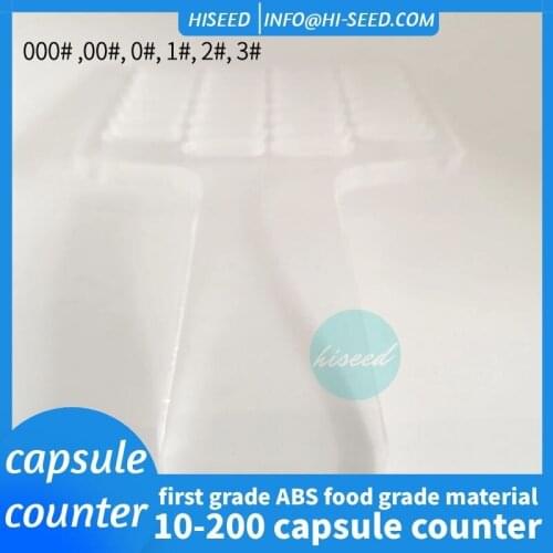 10 -200 holes Hard Capsules, Counting Board