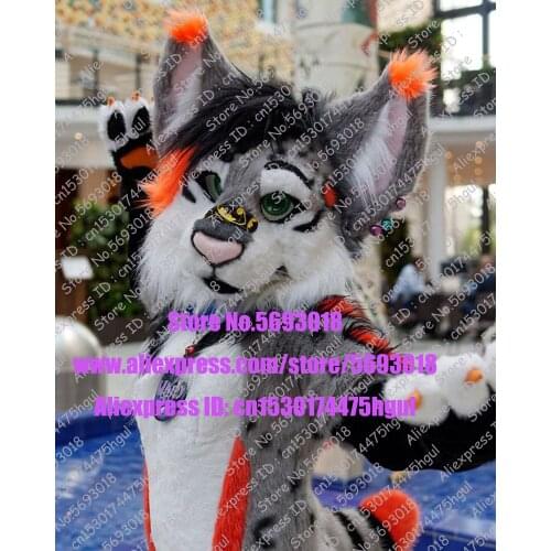 Unisex Husky Dog Fursuit Mascot Costume Cosplay Party Dress Furry Outfits Advertising Carnival Adults Gifts